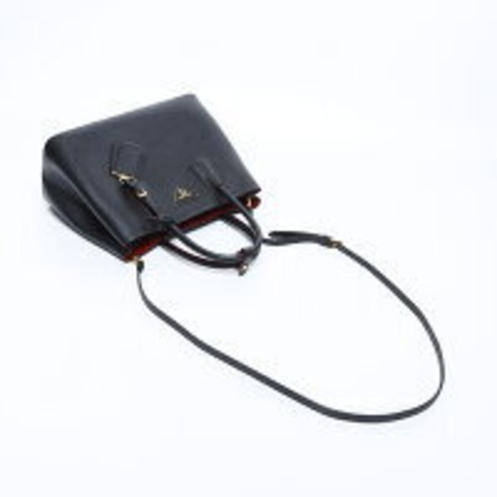 Prada Double Saffiano leather Shoulder bag black - Picture 10 of 13